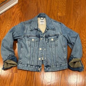 Zara Light Blue Denim Jacket